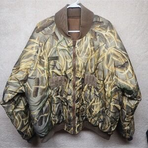 Vintage Columbia Camo Hunting Winter Coat‎ Reversible. Size XXL.
